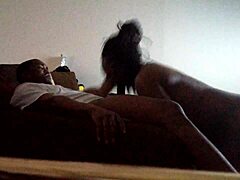 Sloppy toppy sucking on my man's cock