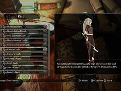 Harem game with sad girl tales