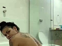 Bia Morena's Sultry Bath Scene