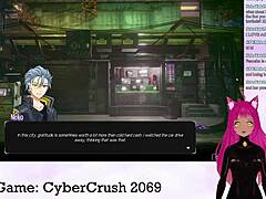 Lewdneko's sultry Cybercrush gameplay