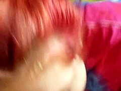 real teen hannah teases with slow dick sucking