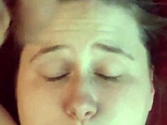 Amateur babe’s face drenched in cum without mercy