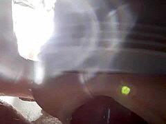 My intense cumshot while fucking a flashlight