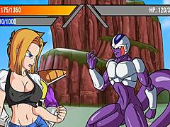 Dragon girl’s freezer battle with aroused Chelai