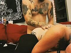 cheeky amateur bent over for rough doggystyle pounding