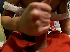 i watched santa get jerked by mrs. claus