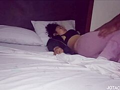 Latina MILF's hot hotel vibe