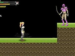 Blonde Hentai Star Shines in Battle
