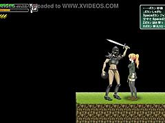 Blonde Hentai Star Shines in Battle