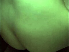 Girl displays her wet pussy, spreading legs to show juicy folds in close-up amateur view.