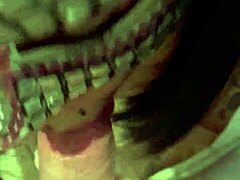 Italian MILF's masked desire play
