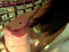 Italian MILF's masked desire play