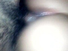 Mexican milf with juicy ass rides hard on top