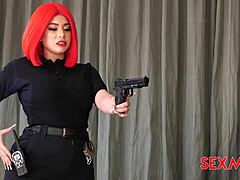 Sexmex - Perv Police Girl Giselle Montes Fucked