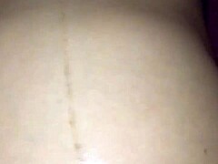 Pregnant woman’s intense anal session in bedroom