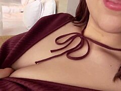 Japanese Lounge Lady’s Teasing Doggy Fuck At Home