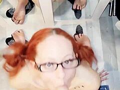 Kitty’s Teasing Suck on His Massive Shaft