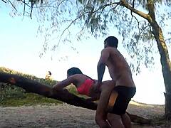 Sumaya and Joy's daring beach solo