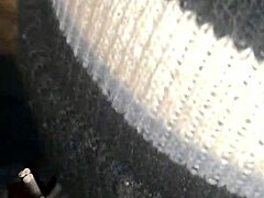 White Girl's Daring Blowjob Tease