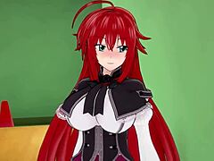 Rias Gremory Begs For NTR In Hentai