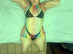 Brunette’s Curves Spanked in Action