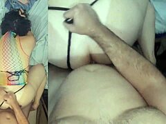 Brunette’s Curves Spanked in Action