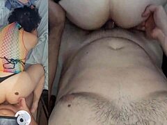 Brunette’s Curves Spanked in Action