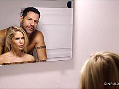 Candee Licious and Jay Snakes in Stairway Heat