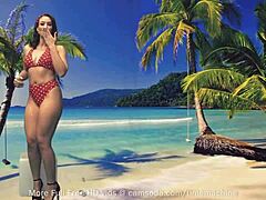 What’s With Curvy Girl’s Glass Dildo Play?