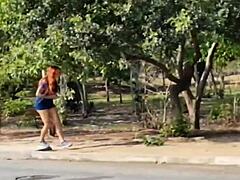 wanna see her ass fucked in backyard?