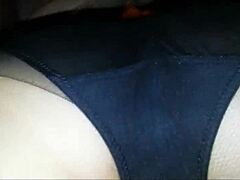 Fingering Her Tight Panties with Relentless Tease
