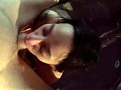 Asian Star Teases in Steamy Tub