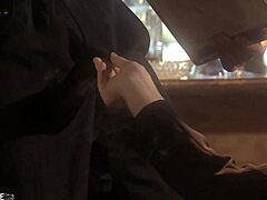 Hot blonde's facial finale
