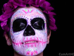 Our Halloween couple's intimate tale
