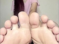 Redhead Femdom's Bold Foot Showcase