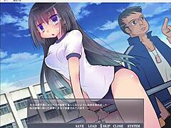Bold Anime Hentai Girl Exposed in Game Masturbation Part 1
