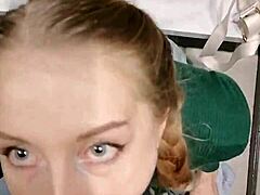 stud gets oral in changing room