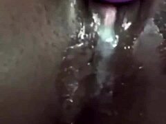My ebony body trembling with vibrator pleasure