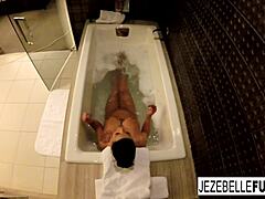 Jezebell Bond's Sensual Bath Moment