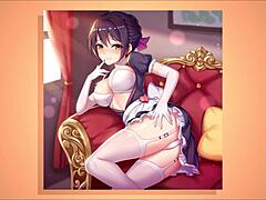 Hentai girl reveals all