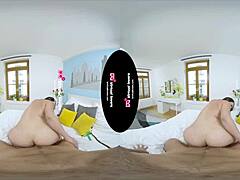 Curvy Tgirl Shines in VR Magic