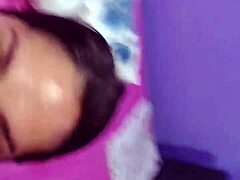 Brunette BBW’s Raw Facial Cum Blast On Webcam