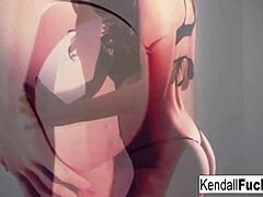 Kendall Karson teases in stock fetish vibe
