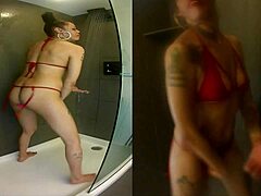 shower toy teasing with mrs jollies