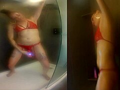 shower sparks with a bold toy