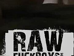 Double thrill with cute boys bareback