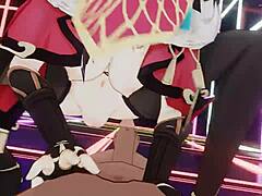 Masked Femdom Dominates in 3D Fantasy