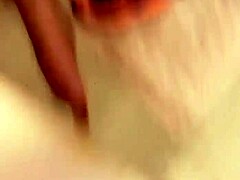 Fucking hard on her best friend’s private bed