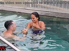 Latina Brunette Fucks Lover in Steamy Session