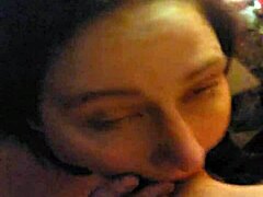 my slavegirl takes a rough facial after sucking